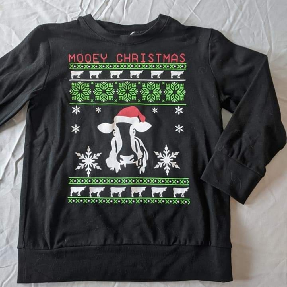 Boy's Mooey Christmas Sweatshirt
